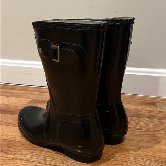 HUNTER black rainboots size 6 - Picture 3 of 4